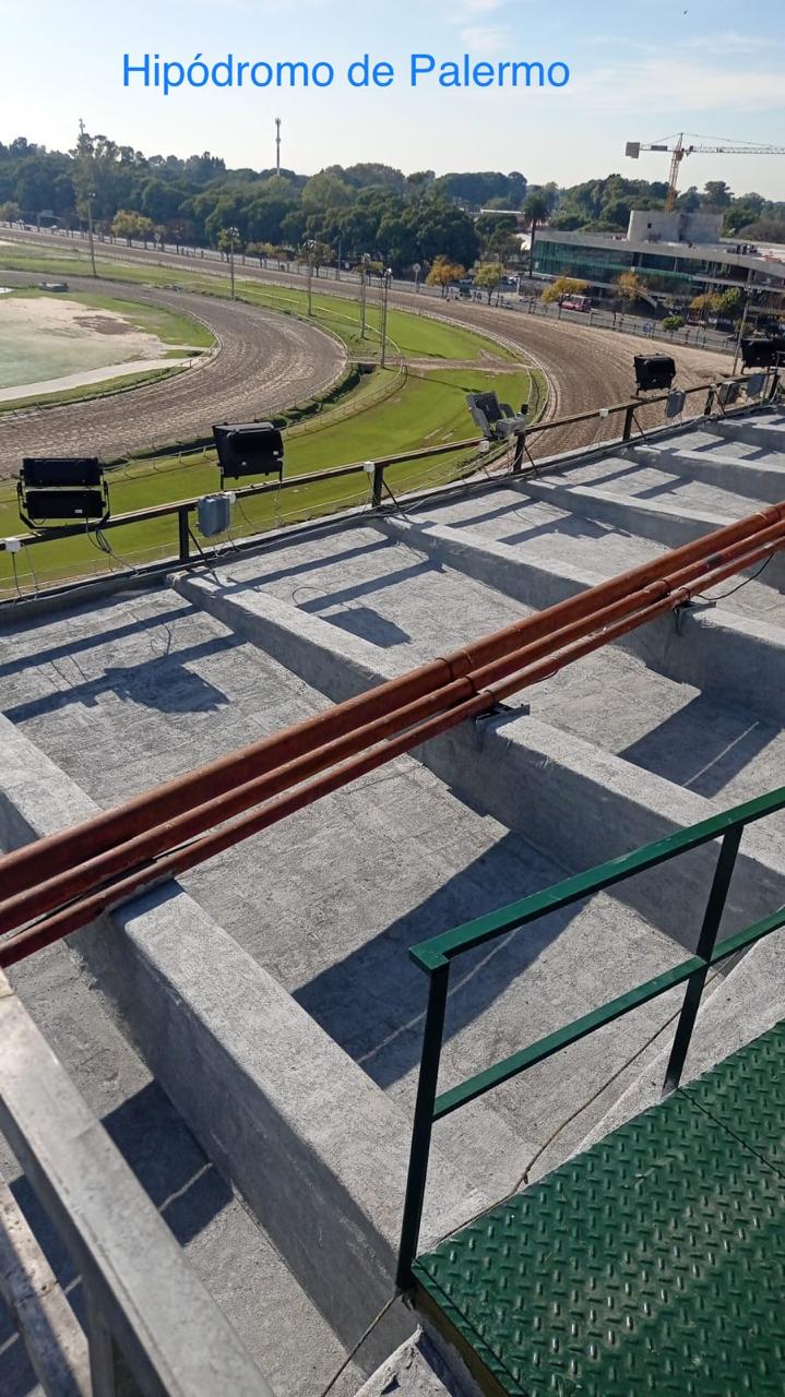 Cubierta tratada con Microgoma en Hipódromo de Palermo